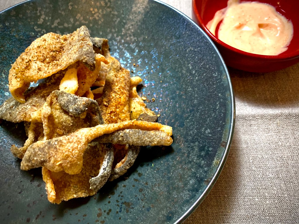 Crispy fish skin My Kitchen, My Playground